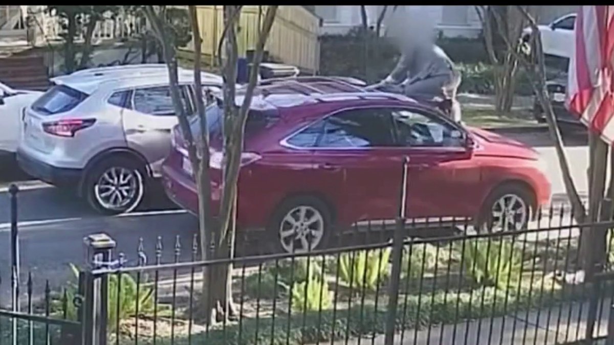 man gets on the roof of his car when they tried to steal it and that’s how it all ended – NBC Miami (51)