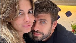 Gerard Pique y Clara Chía en una foto publicada en Instagram.