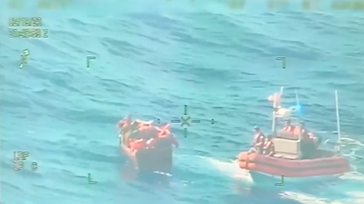 Coast Guard rescues 18 Cuban rafters in international waters
