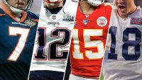 Los quarterbacks ganadores del Super Bowl por sus números de camiseta