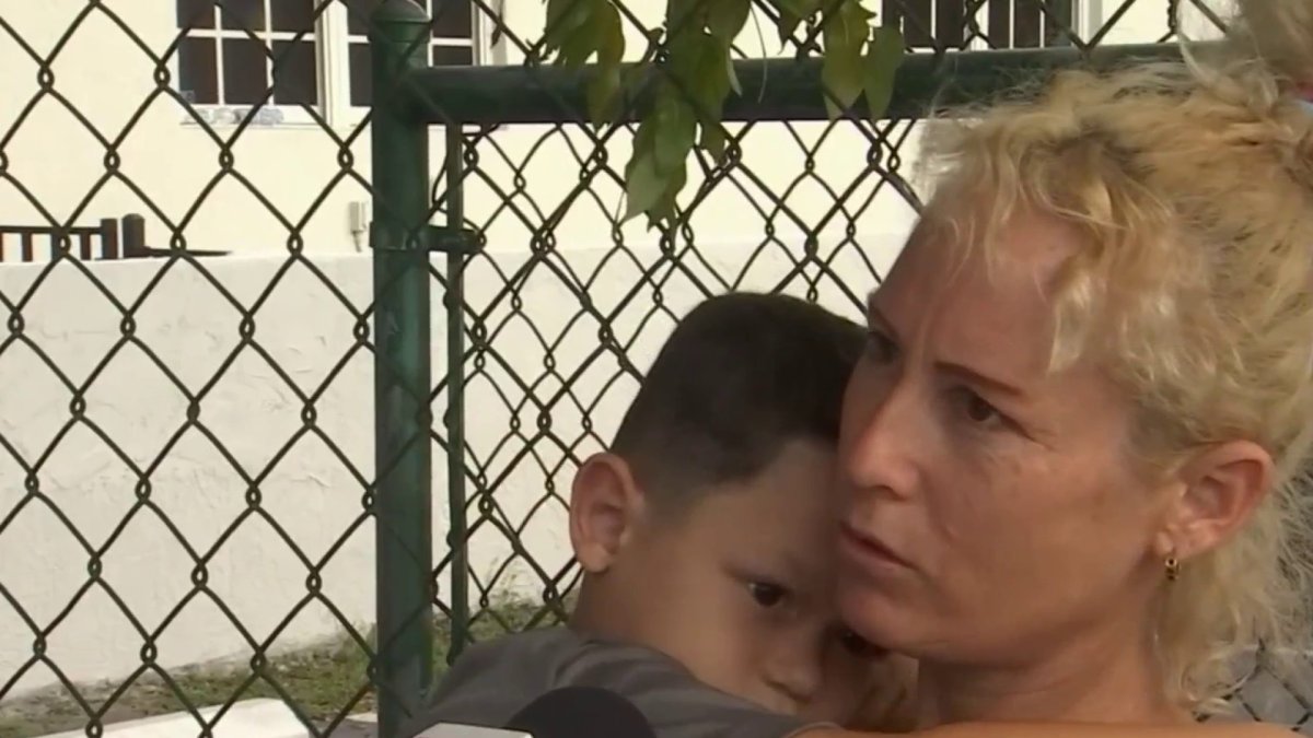 ‘I’m here freely,’ says newly arrived Cuban mother as she lives on the streets of Hialeah with her 3 children