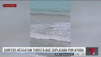 Impresionante video capta a turista suplicando por ser salvada de ahogarse en playa de Puerto Rico