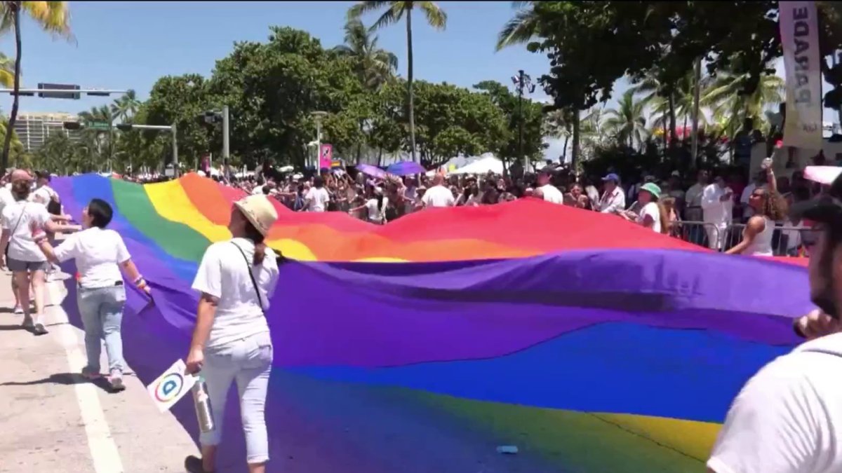 Realizan desfile del orgullo gay en Miami Beach Telemundo Miami (51)
