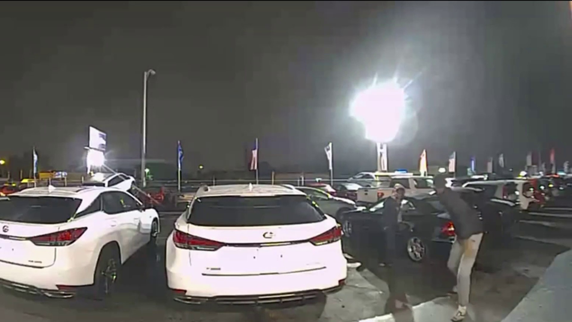 A Failed Robbery Attempt At A Car Dealership Is Filmed