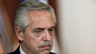Alberto Fernández, el presidente de Argentina.