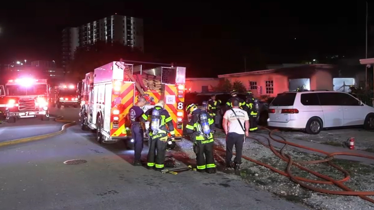 Coconut Grove fire leaves seven displaced