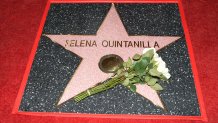 Singer Selena Quintanilla is honored posthumously with a Star on the Hollywood Walk of Fame on November 3, 2017, in Hollywood, California. / AFP PHOTO / TARA ZIEMBA        (Photo credit should read TARA ZIEMBA/AFP via Getty Images)