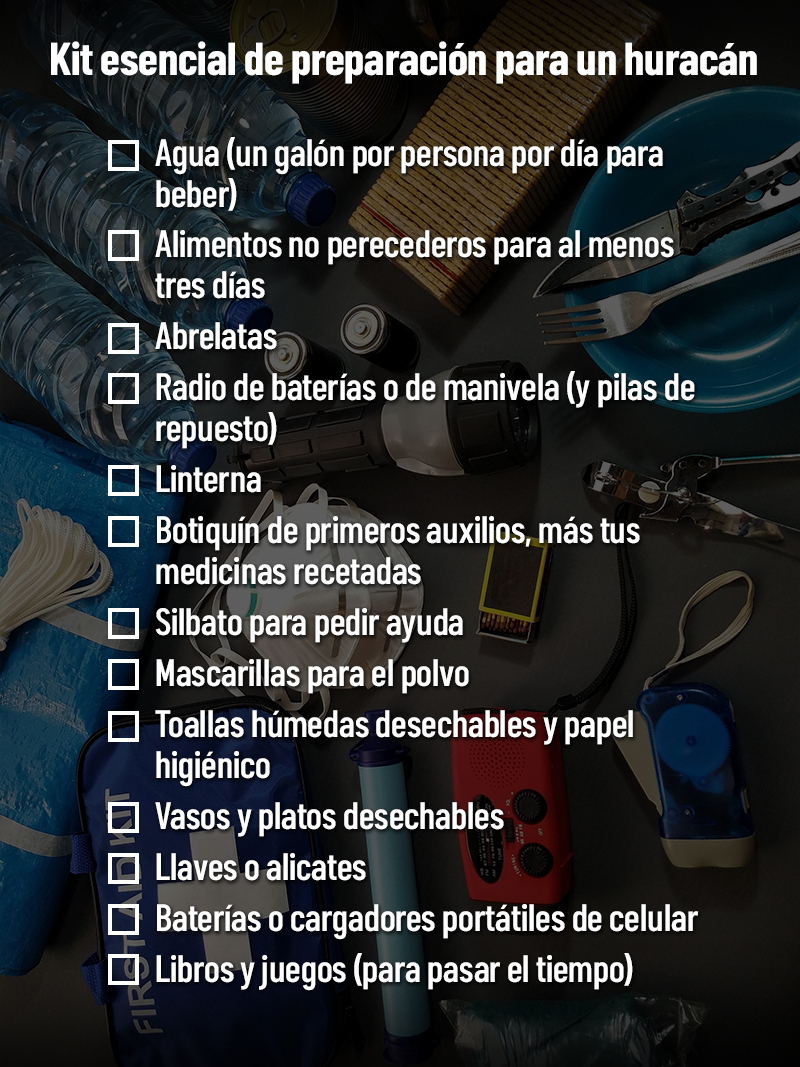 Consejos para prepararte en esta temporada de huracanes