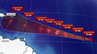 Se forma la depresión tropical 3 en el Atlántico
