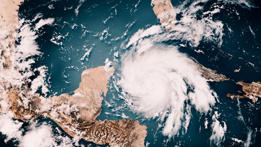 3D Render of a Topographic Map of the Caribbean Sea with the clouds from September 26, 2022.
Major Hurricane Ian approaching Western Cuba.
All source data is in the public domain.
Cloud texture: Global Imagery Browse Services (GIBS) courtesy of NASA, GOES data courtesy of NOAA.
https://www.earthdata.nasa.gov/eosdis/science-system-description/eosdis-components/gibs
Color texture: Made with Natural Earth.
http://www.naturalearthdata.com/downloads/10m-raster-data/10m-cross-blend-hypso/
Relief texture: GMTED 2010 data courtesy of USGS. URL of source image:
https://topotools.cr.usgs.gov/gmted_viewer/viewer.htm
Water texture: SRTM Water Body SWDB: https://dds.cr.usgs.gov/srtm/version2_1/SWBD/