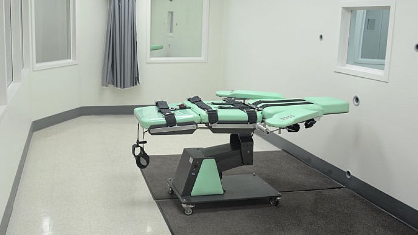 SAN QUENTIN, CALIFORNIA SEPTEMBER 21, 2010A view of the new lethal injection chamber at San Quentin State Prison. The new facility costs $853.  (Photo by Wally Skalij/Los Angeles Times via Getty Images)