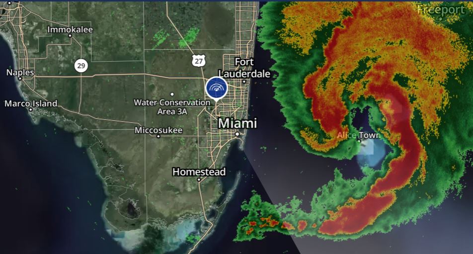 Consulta el radar del tiempo para Miami y el sur de la Florida