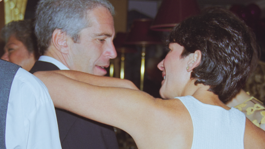 Jeffrey Epstein with former girlfriend.