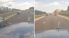 Video muestra momento en que avión privado cae sobre carretera I-75