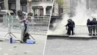 Man sets himself on fire outside Manhattan courthouse where Trump faces hush money case