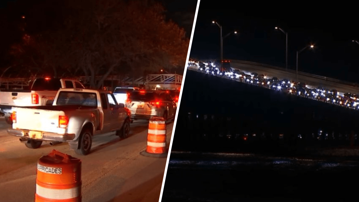 Road closures leave drivers stranded for hours – Telemundo Miami (51)