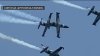 Captado en cámara: dos jets se tocan durante maniobras en el Air Show de Fort Lauderdale