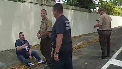 Video exclusivo de un oficial arrestado por conducir ebrio