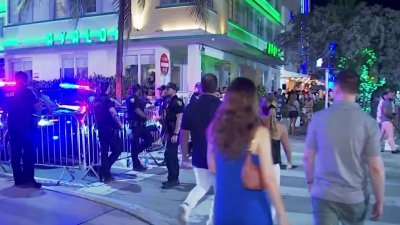 Medidas de seguridad durante el Memorial Weekend en Miami Beach