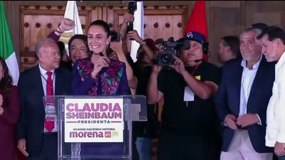 El Zócalo capitano recibe a Claudia Sheinbaum como presidenta electa
