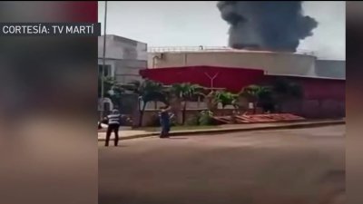 Reportan incendio en termoeléctrica en Matanzas, Cuba