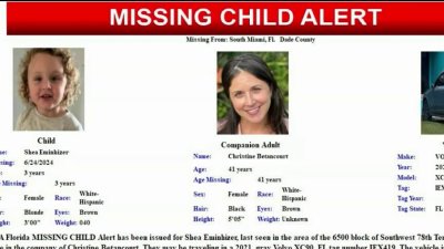 Buscan a niña de 3 años desaparecida