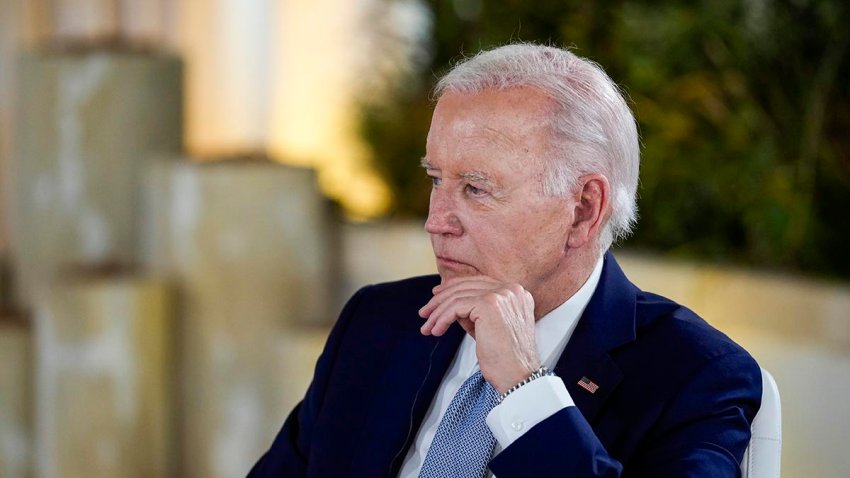 FILE - President Joe Biden participates in a working session with world leaders during a G7 summit at Borgo Egnazia, Italy, Thursday, June 13, 2024.