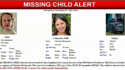 Continúa búsqueda de niña desaparecida en South Miami