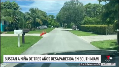 Buscan a niña de 3 años desaparecida en South Miami