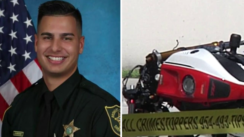 A Broward Sheriff’s Office deputy was killed in a motorcycle crash Thursday, July 4, 2024, in Sunrise.