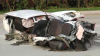 Hombre muere en un violento accidente que partió el auto en dos en Broward