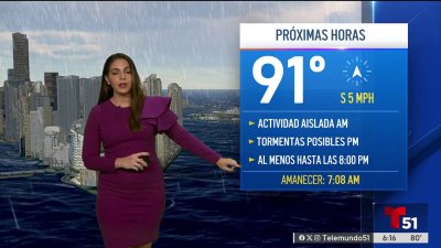 Pronóstico del tiempo en Miami, Florida