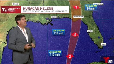 Helene llegará a Florida como huracán categoría 4