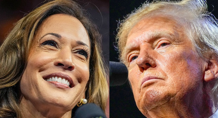 Kamala Harris y Donald Trump.