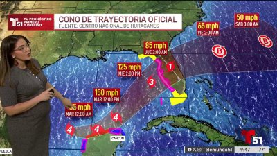 Milton es un poderoso huracán categoría 4 mientras sigue su avance al oeste de Florida