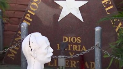 Vandalizan busto de José Martí en sede una organización en Miami