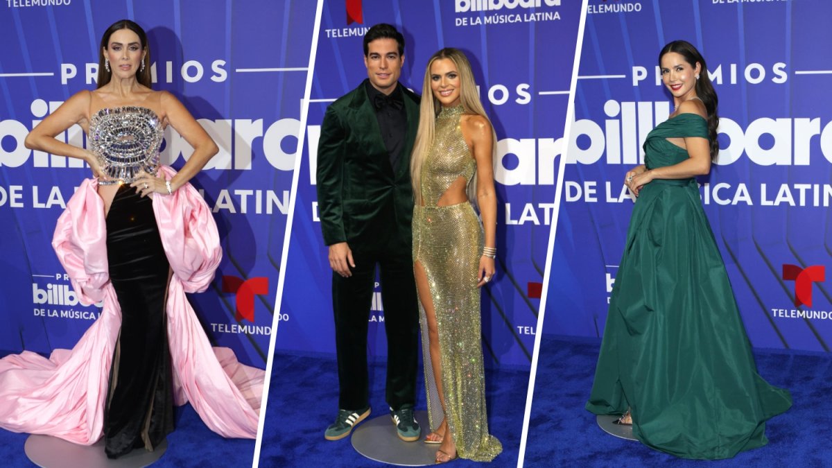 Premios Billboard de la Música Latina famosos en la alfombra azul