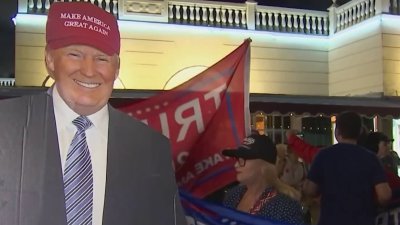 Seguidores del presidente Trump celebran en su victoria en La Pequeña Habana