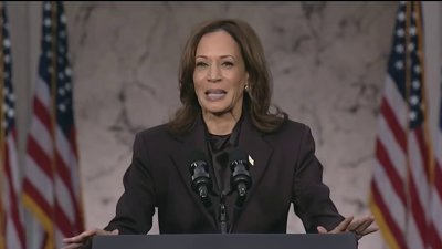 “No es momento de rendirse”: Kamala Harris en su discurso de concesión