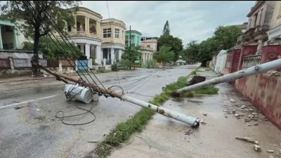 Destrozos y apagones por huracán Rafael en Cuba