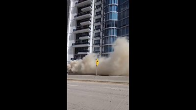 Video shows heavy smoke in Brickell