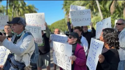 Protestan contra remodelación de Morningside Park en Miami