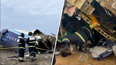 Un avión con 67 personas a bordo se estrella en Kazajistán y hay al menos 32 sobrevivientes