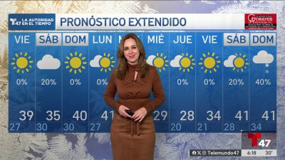 Pronóstico del tiempo para este jueves 1/9