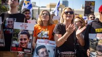 30 January 2025, Israel, Tel Aviv: Israelis celebrate the release of three hostages held captive in Gaza, as part of a ceasefire deal aimed at ending the war between Israel and Hamas. Photo: Ilia Yefimovich/dpa (Photo by Ilia Yefimovich/picture alliance via Getty Images)