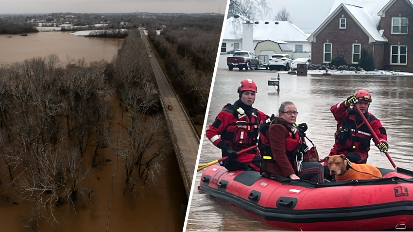 Inundaciones en Kentucky y Tennessee.