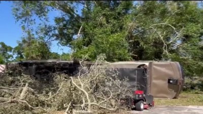 Severos daños tras vientos y tormentas en Ockeechobee