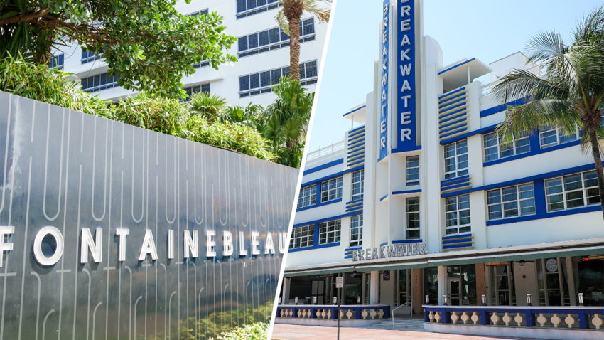 Miami Beach’s Fontainebleau and Breakwater hotels