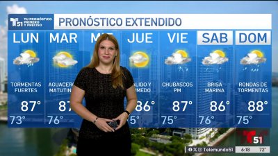 Pronóstico del tiempo en Miami, Florida