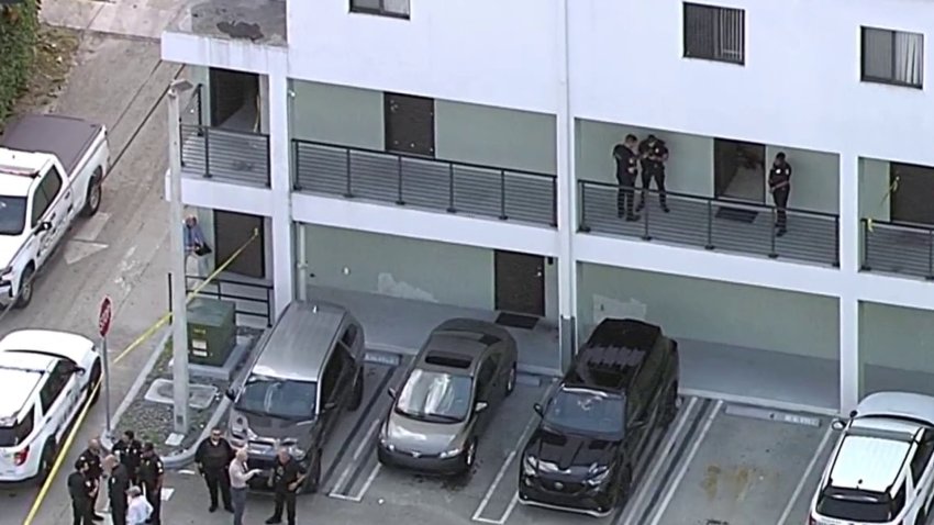 Scene of a fatal shooting in Hialeah on May 13, 2025.